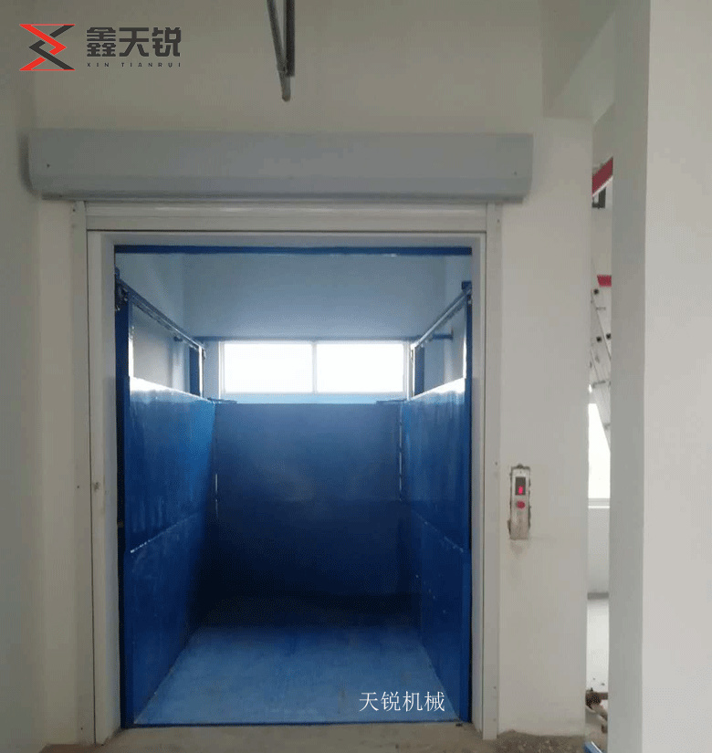 黄山上货专用导轨式升降货梯